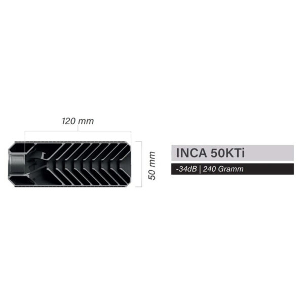 big_inca50k Tłumik FBT INCA AIR K 50Ti cal.30 (do 7,62mm) SL-AIR-TI-50K-M22