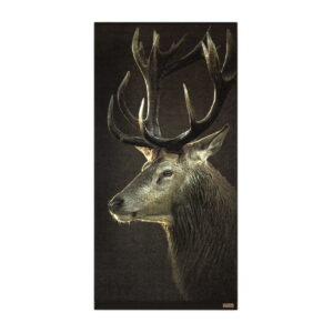 57764.jpg Ręcznik myśliwski 70cm x 140cm (JELEŃ BYK) Nowy wzór