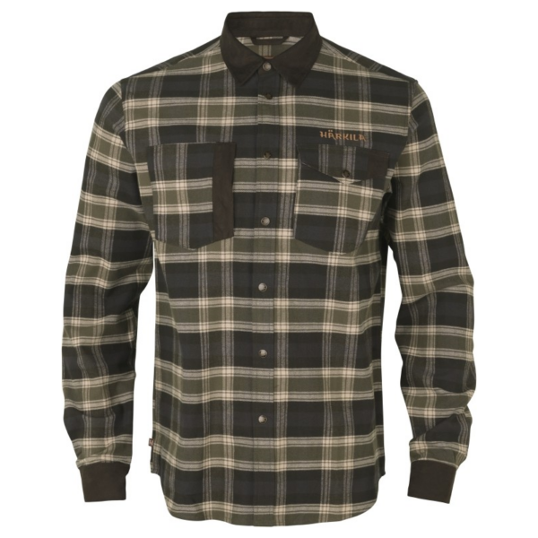 KOSZULA MYŚLIWSKA MĘSKA HARKILA AIVAK LS SHIRT OLIVE (1) KOSZULA MYŚLIWSKA MĘSKA HARKILA AIVAK L/S SHIRT OLIVE